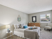 Two bedrooms, two baths